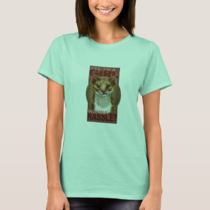 Camiseta Eu sou uma menina! Queira ao rassle?