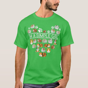 Camiseta Eu Sou Uma Menina Simples, Guineense Pover Mulhere
