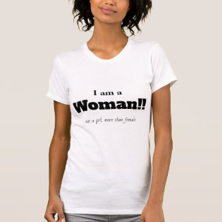Camiseta Eu sou uma mulher