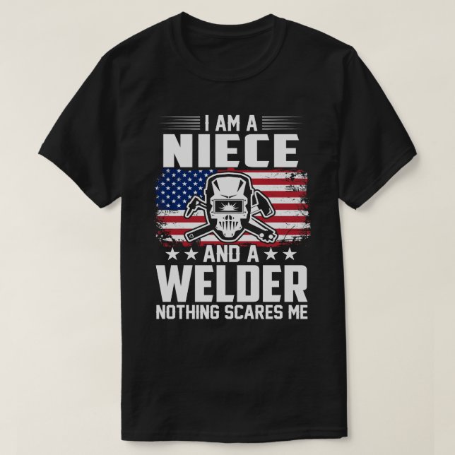 Camiseta Eu Sou Uma NIECE E Nada Me Assusta (Frente do Design)