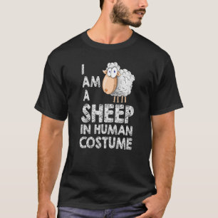 Camiseta Eu Sou Uma Ovelha Em Figurino Humano
