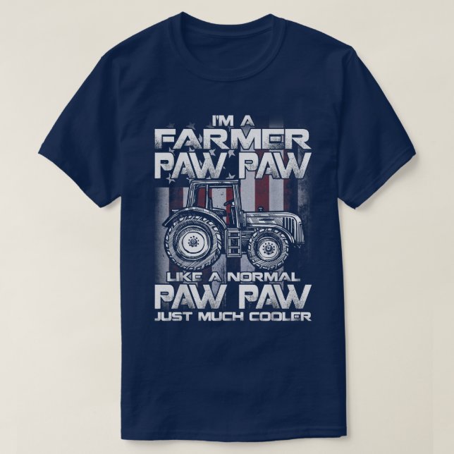 Camiseta Eu sou uma pata de fazendeiro como uma pata normal (Frente do Design)