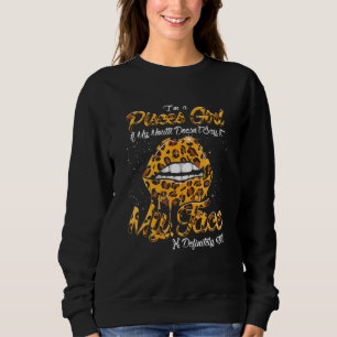 Camiseta Eu Sou Uma Peixes Garota Leopardo Astrologia Zodi