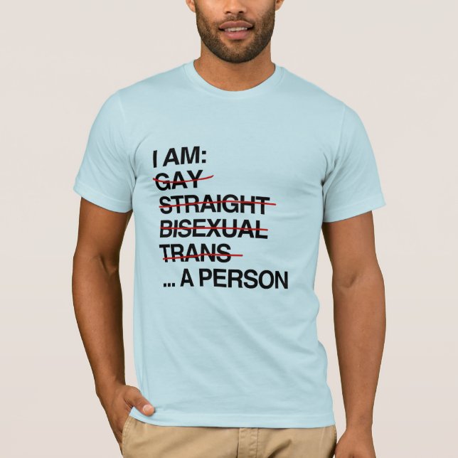 CAMISETA EU SOU UMA PESSOA (Frente)