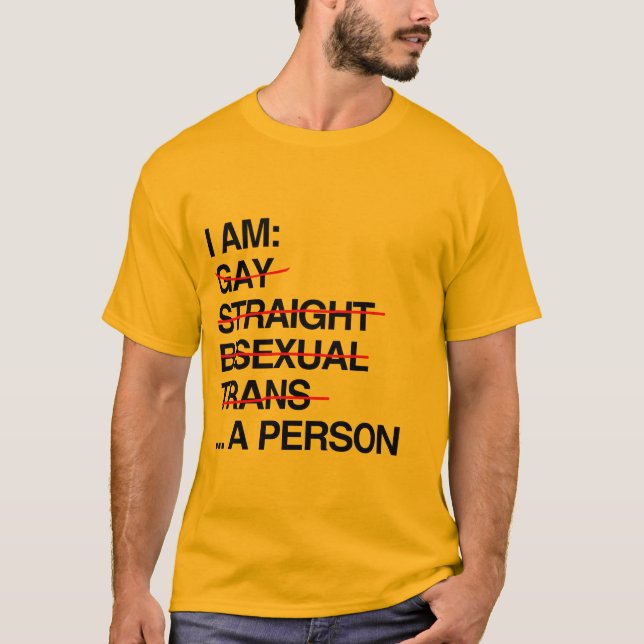 CAMISETA EU SOU UMA PESSOA (Frente)