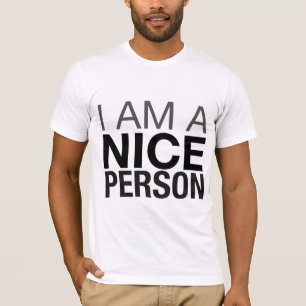 Camiseta Eu sou uma pessoa agradável