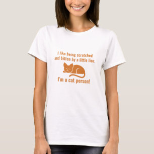 Camiseta Eu sou uma pessoa de gato