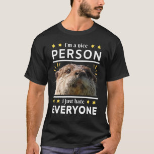 Camiseta eu sou uma pessoa legal, eu apenas todos os outros
