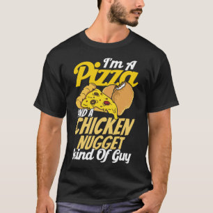 Camiseta Eu sou uma pizza e um frango, tipo, uma pizza de C