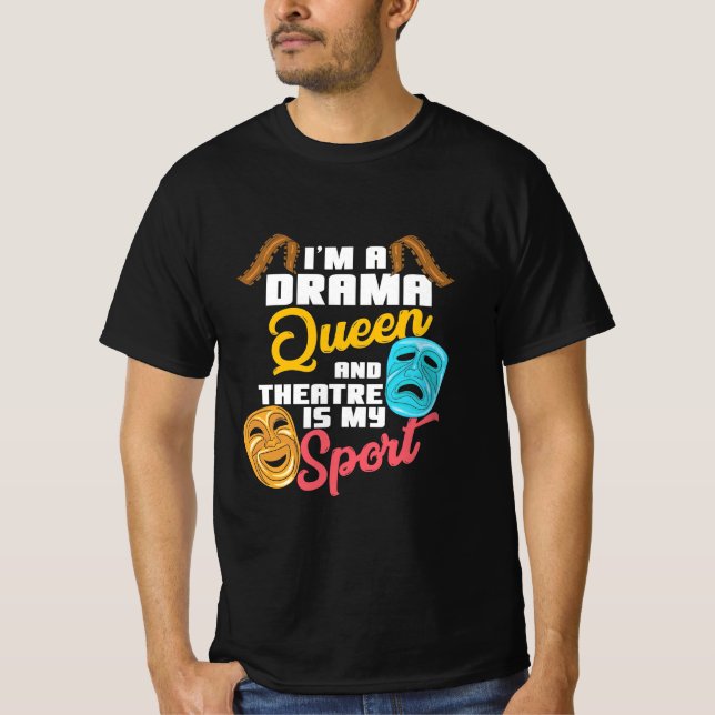 Camiseta Eu Sou Uma Rainha De Drama (Frente)