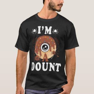 Camiseta "Eu sou uma Rosquinha Figurinha de Halloween T-Shi