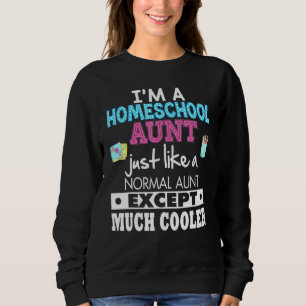 Camiseta Eu Sou Uma Tia De Escolas Domésticas Como Um Norma