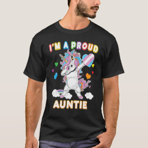 Camiseta Eu sou uma tia transexual orgulhosa, tenente Lgbt 