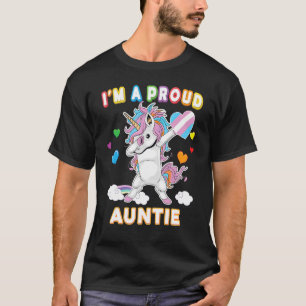 Camiseta Eu sou uma tia transexual orgulhosa, tenente Lgbt