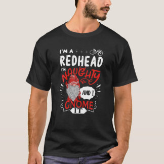 Camiseta Eu sou uma travessa ruiva e eu acho