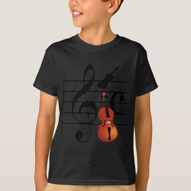 Camiseta Eu Sou Violin_ (Frente)