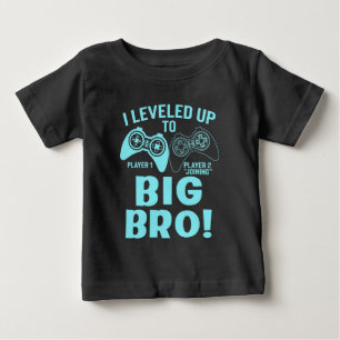 Camiseta Eu Subi De Nível Para Irmão Mais Velho