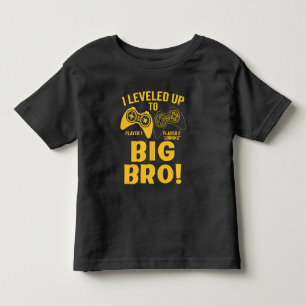 Camiseta Eu Subi de Nível Para Irmão Mais Velho