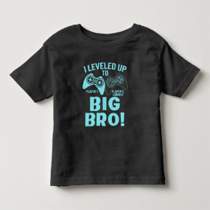 Camiseta Eu Subi de Nível Para Irmão Mais Velho