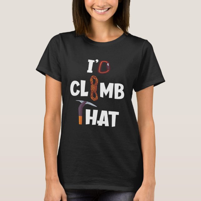 Camiseta Eu subia aquela rocha subindo 1 (Frente)