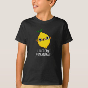 Camiseta Eu suco não consigo concentrar limão engraçado no