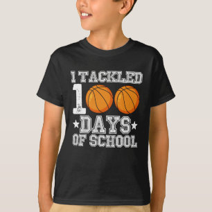Camiseta Eu Superei 100 Dias de Basquete na Escola