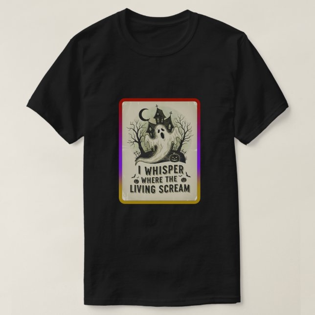 Camiseta Eu sussurro onde os vivos gritam (Frente do Design)