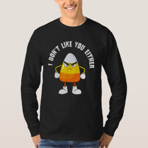 Camiseta Eu também não gosto de você Dia de as Bruxas engra