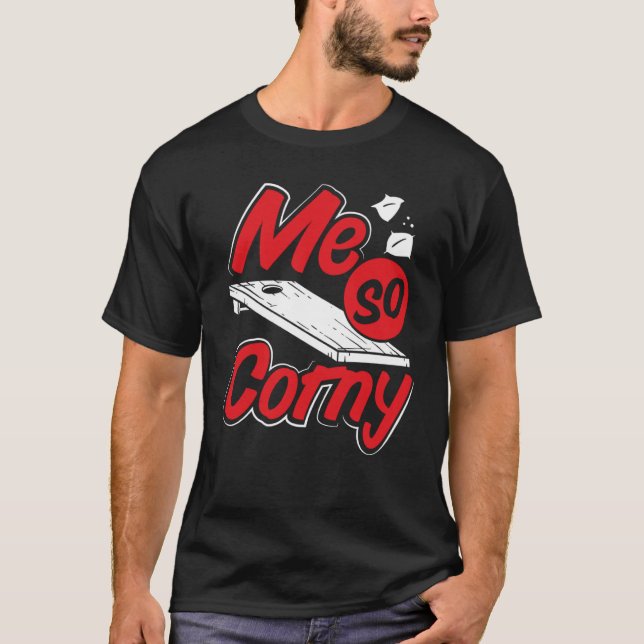 Camiseta Eu Tão Corny Cornhole (Frente)