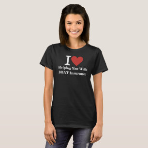 Camiseta Eu ❤️ te ajudando com mulheres PERSONALIZADAS do B