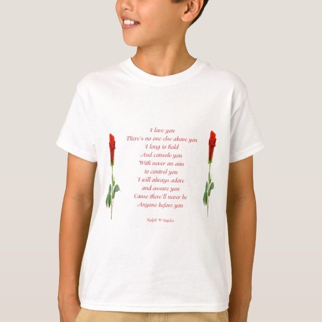 Camiseta Eu te amo (Frente)