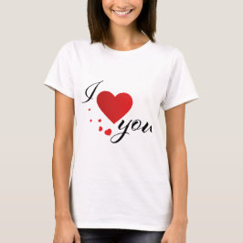 Camiseta eu te amo
