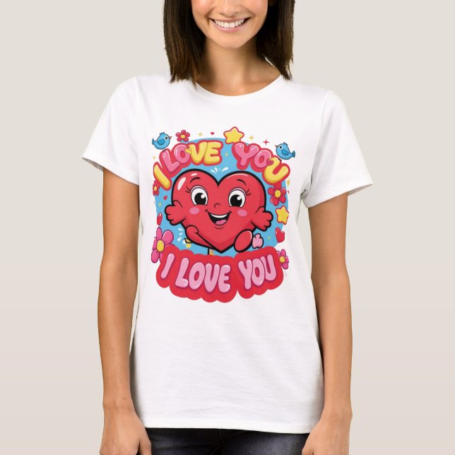 Camiseta Eu Te Amo (Frente)