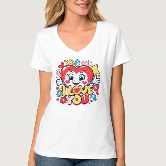Camiseta Eu Te Amo (Frente)