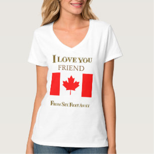 CAMISETA EU TE AMO AMIGO A 10 METROS DE DISTÂNCIA