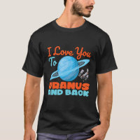 Eu Te Amo Ao Urano E Ao Espaço Da Astronomia De Tr