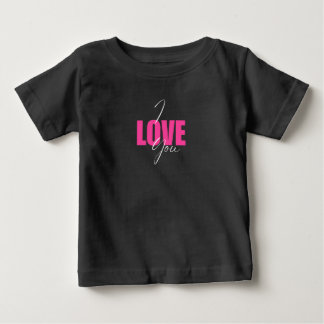 Camiseta Eu Te Amo Bebê – Gráfico Divertido Românt
