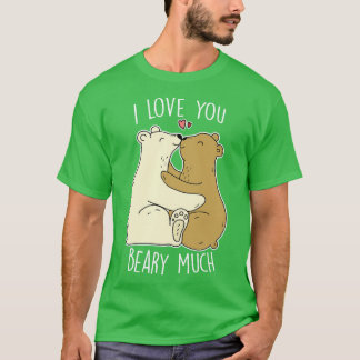 Camiseta Eu Te Amo Beber Ursos Muito Bonitos De Namorados