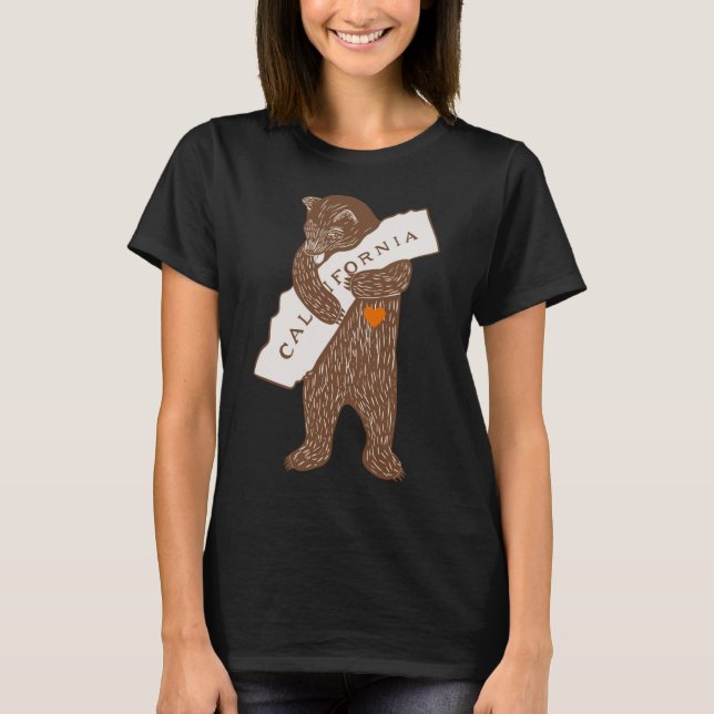 Camiseta Eu Te Amo Califórnia (Frente)