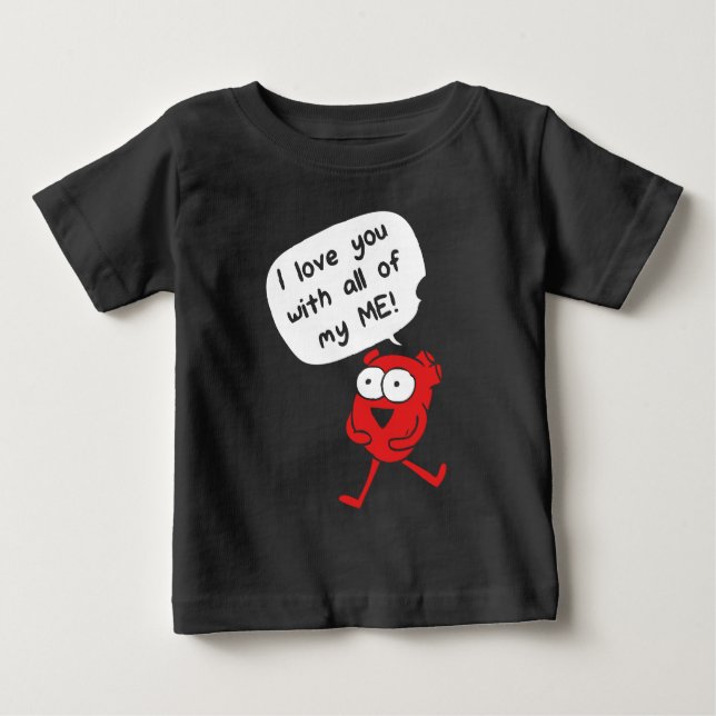 Camiseta Eu Te Amo Com Todo o Meu Ser – Valentim Fofo (Frente)