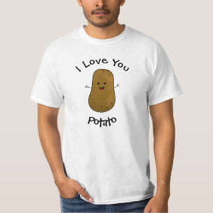 Camiseta Eu Te Amo De Batata