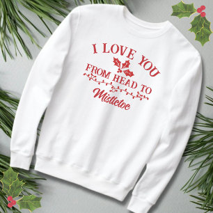 Camiseta Eu Te Amo De Cabeça A Mistura De Natal