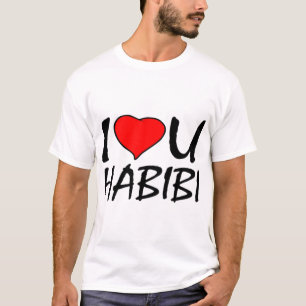 Camiseta eu te amo habibi