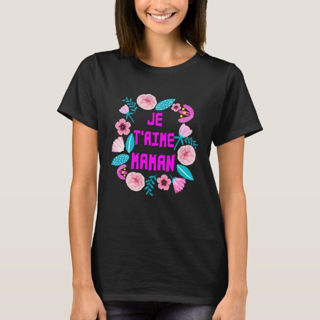 Camiseta Eu te amo mãe (Frente)