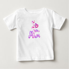 Camiseta Eu te amo mãe