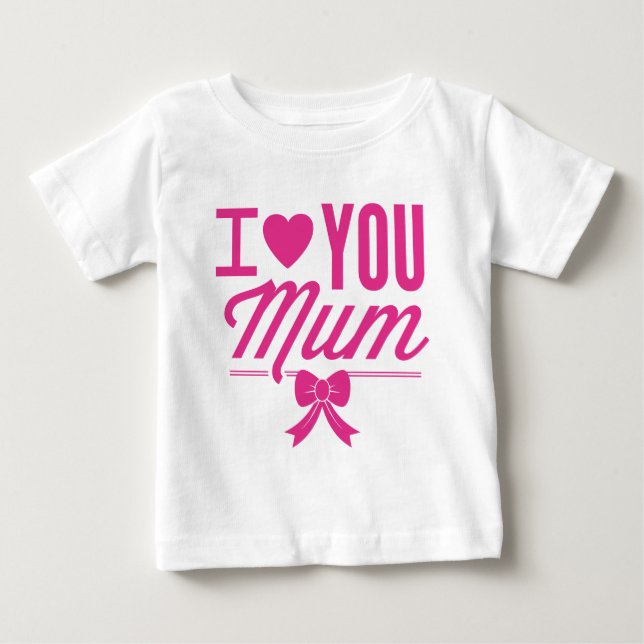 Camiseta Eu Te Amo Mãe (Frente)
