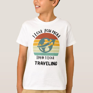 Camiseta Eu Te Amo Mais Do Que Eu Adoro Viajar