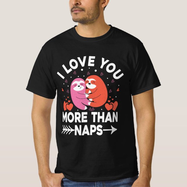 Camiseta Eu Te Amo Mais Do Que Soneca (Frente)