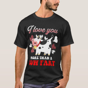 Camiseta Eu Te Amo Mais Do Que Um Peido De Vaca