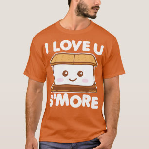 Camiseta Eu Te Amo Mais Engraçado Acampando Mais Pun Escuro